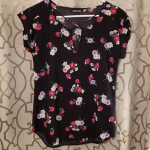 Gorgeous Express, cross front blouse